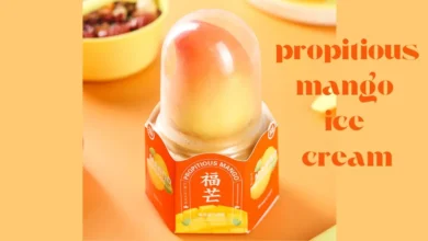 propitious mango ice cream