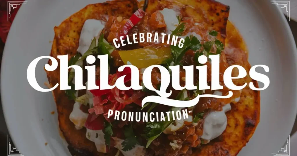 Celebrating Chilaquiles Pronunciation