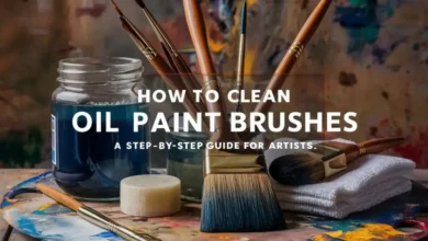 How to Clean Oil Paint Brushes