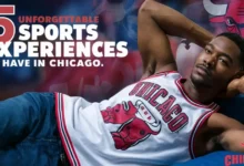 Man Lying Down in Chicago Bulls Tank Top