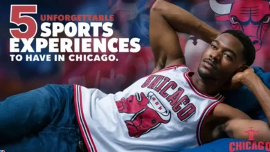 Man Lying Down in Chicago Bulls Tank Top