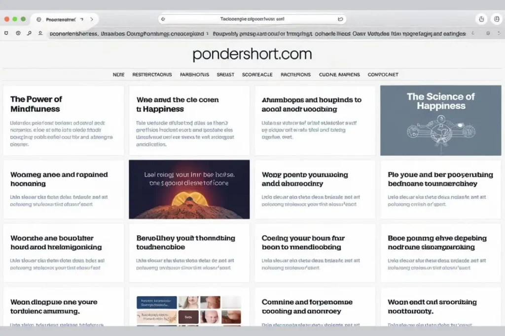 pondershort.com