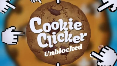 A playful cookie cricker image inviting users to unlock cookies in Cookie Clicker Unblocked