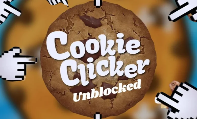 A playful cookie cricker image inviting users to unlock cookies in Cookie Clicker Unblocked