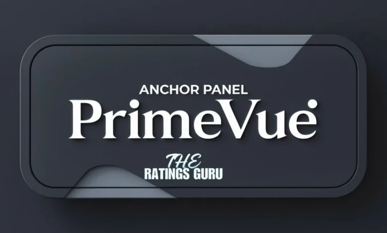 Screenshot of the Anchor Panel component in PrimeVue demonstrating its responsive layout and customizable features.