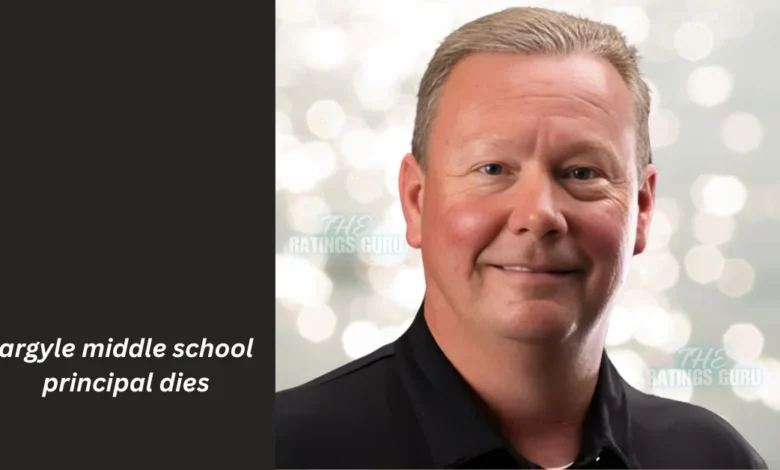 Argyle Middle School Principal Died. A man in a black shirt displaying "Angie Middle School Principal" poses, representing his leadership in the school community.