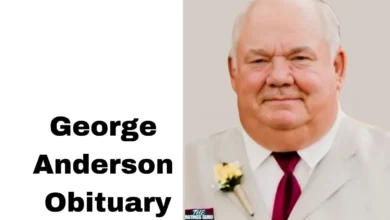 George Anderson Obituary - Image of George Anderson in a formal suit, commemorating his life and legacy.