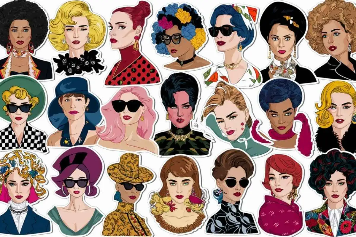 Icon Fashionista Stickers